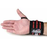 Schiek Wrist Wraps-Black - 12 inches